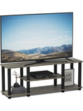 Soporte para Televisor en Acabado Roble Frances Gris y Negro